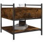 Smoked oak engineered wood coffee table 50x50x50 cm by , Coffee table - Ref: Foro24-833967, Price: 46,57 €, Discount: %