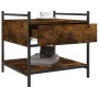 Smoked oak engineered wood coffee table 50x50x50 cm by , Coffee table - Ref: Foro24-833967, Price: 46,57 €, Discount: %