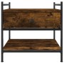 Smoked oak engineered wood coffee table 50x50x50 cm by , Coffee table - Ref: Foro24-833967, Price: 46,57 €, Discount: %