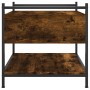 Mesa de centro madera de ingeniería roble ahumado 50x50x50 cm de , Mesas de centro - Ref: Foro24-833967, Precio: 45,63 €, Des...