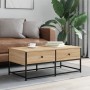 Sonoma oak engineered wood coffee table 100x51x40 cm by , Coffee table - Ref: Foro24-833971, Price: 60,85 €, Discount: %