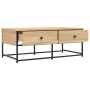 Mesa de centro madera de ingeniería roble Sonoma 100x51x40 cm de , Mesas de centro - Ref: Foro24-833971, Precio: 62,99 €, Des...