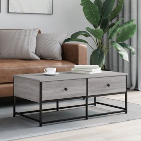 Sonoma gray engineered wood coffee table 100x51x40 cm by , Coffee table - Ref: Foro24-833973, Price: 65,84 €, Discount: %