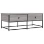 Sonoma gray engineered wood coffee table 100x51x40 cm by , Coffee table - Ref: Foro24-833973, Price: 64,54 €, Discount: %