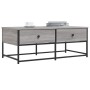 Sonoma gray engineered wood coffee table 100x51x40 cm by , Coffee table - Ref: Foro24-833973, Price: 64,54 €, Discount: %