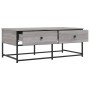 Sonoma gray engineered wood coffee table 100x51x40 cm by , Coffee table - Ref: Foro24-833973, Price: 64,54 €, Discount: %