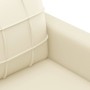 Sofa set with cushions 2 pieces cream-colored synthetic leather by , Sofas - Ref: Foro24-3201389, Price: 497,07 €, Discount: %