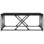 Mesa de centro madera de ingeniería negro 100x100x40 cm de , Mesas de centro - Ref: Foro24-835364, Precio: 81,75 €, Descuento: %