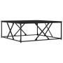 Mesa de centro madera de ingeniería negro 100x100x40 cm de , Mesas de centro - Ref: Foro24-835364, Precio: 81,75 €, Descuento: %