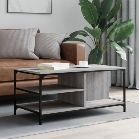 Mesa de centro madera contrachapada gris Sonoma 100x50x45 cm de , Mesas de centro - Ref: Foro24-835307, Precio: 48,02 €, Desc...