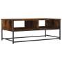 Smoked oak engineered wood coffee table 100x51x40 cm by , Coffee table - Ref: Foro24-835351, Price: 52,86 €, Discount: %