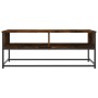 Smoked oak engineered wood coffee table 100x51x40 cm by , Coffee table - Ref: Foro24-835351, Price: 52,86 €, Discount: %