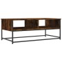 Smoked oak engineered wood coffee table 100x51x40 cm by , Coffee table - Ref: Foro24-835351, Price: 52,86 €, Discount: %