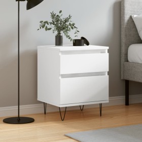 White plywood bedside table 40x35x50 cm by , Nightstands - Ref: Foro24-830668, Price: 44,92 €, Discount: %