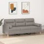 3-Sitzer-Sofa mit taupegrauen Stoffkissen 180 cm von , Sofas - Ref: Foro24-3200836, Preis: 268,27 €, Rabatt: %