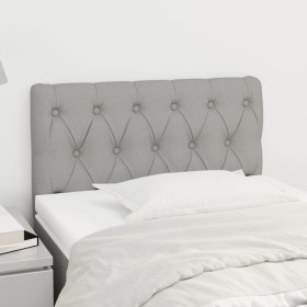 Light gray fabric headboard 80x7x78/88 cm by , Headboards and footboards - Ref: Foro24-346298, Price: 52,26 €, Discount: %