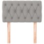 Light gray fabric headboard 80x7x78/88 cm by , Headboards and footboards - Ref: Foro24-346298, Price: 52,99 €, Discount: %