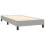 Box spring bed with light gray fabric mattress 80x200 cm by , Beds and slatted bases - Ref: Foro24-3126437, Price: 285,20 €, ...