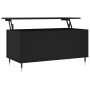 Black plywood coffee table 90x44.5x45 cm by , Coffee table - Ref: Foro24-830965, Price: 68,99 €, Discount: %