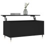 Black plywood coffee table 90x44.5x45 cm by , Coffee table - Ref: Foro24-830965, Price: 68,99 €, Discount: %