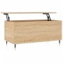 Mesa de centro madera contrachapada roble Sonoma 90x44,5x45 cm de , Mesas de centro - Ref: Foro24-830967, Precio: 64,99 €, De...