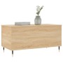 Mesa de centro madera contrachapada roble Sonoma 90x44,5x45 cm de , Mesas de centro - Ref: Foro24-830967, Precio: 64,99 €, De...