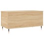 Mesa de centro madera contrachapada roble Sonoma 90x44,5x45 cm de , Mesas de centro - Ref: Foro24-830967, Precio: 64,99 €, De...