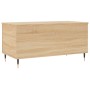 Mesa de centro madera contrachapada roble Sonoma 90x44,5x45 cm de , Mesas de centro - Ref: Foro24-830967, Precio: 64,99 €, De...