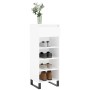 Mueble zapatero madera contrachapada blanco brillo 40x36x105 cm de , Zapateros y organizadores de calzado - Ref: Foro24-83147...