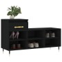 Shoe cabinet made of black plywood wood 102x36x60 cm by , Shoe racks and shoe organizers - Ref: Foro24-831357, Price: 46,99 €...