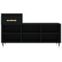 Shoe cabinet made of black plywood wood 102x36x60 cm by , Shoe racks and shoe organizers - Ref: Foro24-831357, Price: 46,99 €...