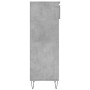 Plywood shoe cabinet in gray concrete wood 40x36x105 cm by , Shoe racks and shoe organizers - Ref: Foro24-831464, Price: 40,9...