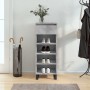 Plywood shoe cabinet in gray concrete wood 40x36x105 cm by , Shoe racks and shoe organizers - Ref: Foro24-831472, Price: 45,8...