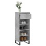 Mueble zapatero madera contrachapada gris hormigón 40x36x105 cm de , Zapateros y organizadores de calzado - Ref: Foro24-83147...