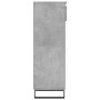 Plywood shoe cabinet in gray concrete wood 40x36x105 cm by , Shoe racks and shoe organizers - Ref: Foro24-831472, Price: 45,8...