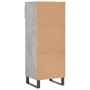 Plywood shoe cabinet in gray concrete wood 40x36x105 cm by , Shoe racks and shoe organizers - Ref: Foro24-831472, Price: 45,8...