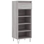 Mueble zapatero madera contrachapada gris Sonoma 40x36x105 cm de , Zapateros y organizadores de calzado - Ref: Foro24-831466,...