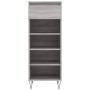 Mueble zapatero madera contrachapada gris Sonoma 40x36x105 cm de , Zapateros y organizadores de calzado - Ref: Foro24-831466,...