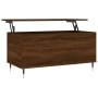 Mesa de centro madera contrachapada roble marrón 90x44,5x45 cm de , Mesas de centro - Ref: Foro24-830971, Precio: 66,97 €, De...