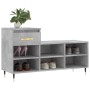 Mueble zapatero madera contrachapada gris hormigón 102x36x60 cm de , Zapateros y organizadores de calzado - Ref: Foro24-83136...