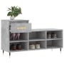 Mueble zapatero madera contrachapada gris hormigón 102x36x60 cm de , Zapateros y organizadores de calzado - Ref: Foro24-83136...