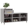 Mueble zapatero madera contrachapada gris Sonoma 102x36x60 cm de , Zapateros y organizadores de calzado - Ref: Foro24-831362,...