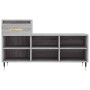 Mueble zapatero madera contrachapada gris Sonoma 102x36x60 cm de , Zapateros y organizadores de calzado - Ref: Foro24-831362,...