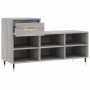 Mueble zapatero madera contrachapada gris Sonoma 102x36x60 cm de , Zapateros y organizadores de calzado - Ref: Foro24-831362,...