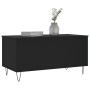 Black plywood coffee table 90x44.5x45 cm by , Coffee table - Ref: Foro24-830973, Price: 58,72 €, Discount: %