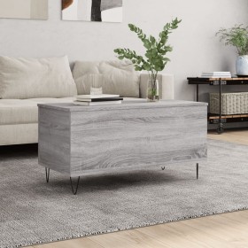 Mesa de centro madera contrachapada gris Sonoma 90x44,5x45 cm de , Mesas de centro - Ref: Foro24-830978, Precio: 58,26 €, Des...