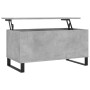 Mesa de centro madera contrachapada gris hormigón 90x44,5x45 cm de , Mesas de centro - Ref: Foro24-830984, Precio: 57,32 €, D...