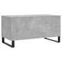 Mesa de centro madera contrachapada gris hormigón 90x44,5x45 cm de , Mesas de centro - Ref: Foro24-830984, Precio: 57,32 €, D...