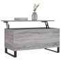 Gray Sonoma plywood coffee table 90x44.5x45 cm by , Coffee table - Ref: Foro24-830986, Price: 59,41 €, Discount: %