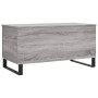 Gray Sonoma plywood coffee table 90x44.5x45 cm by , Coffee table - Ref: Foro24-830986, Price: 59,41 €, Discount: %